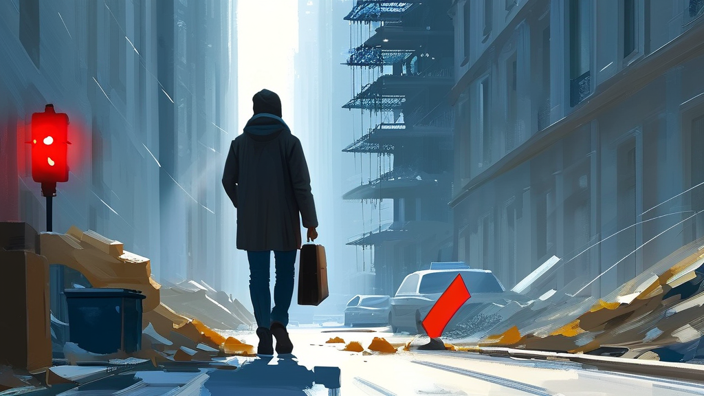 전세보증보험, 왜 가입이 거절될까? (watercolor 스타일)