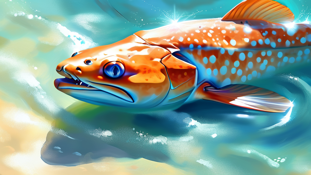 장어의 모든 것: 종류부터 특징까지 (watercolor 스타일)