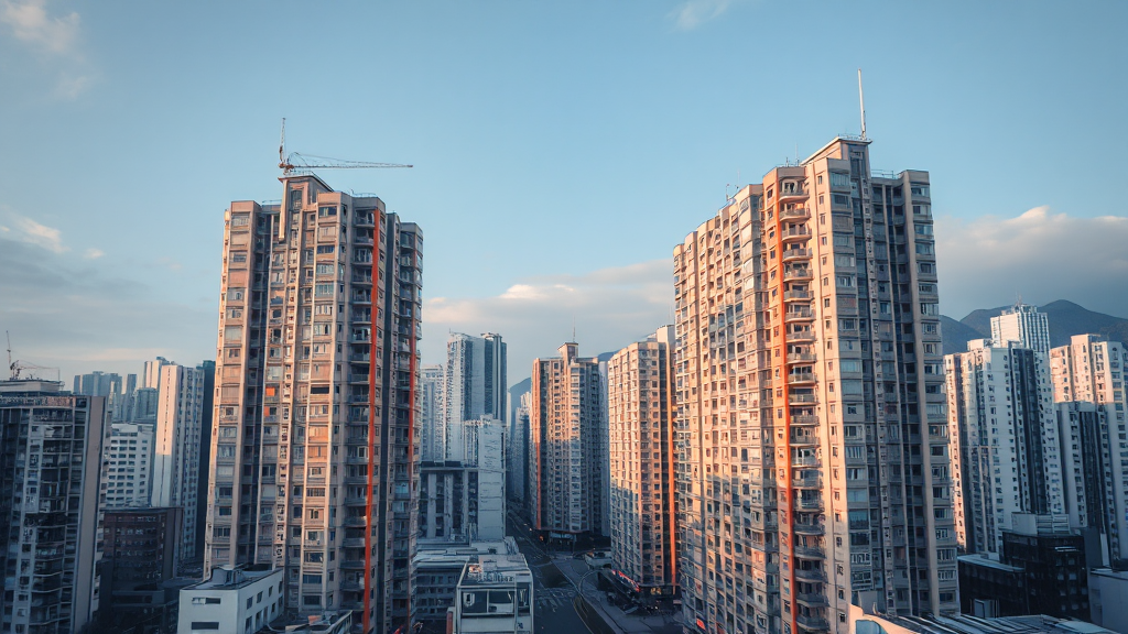 부산 아파트 매매, 지역별 온도차 (realistic 스타일)