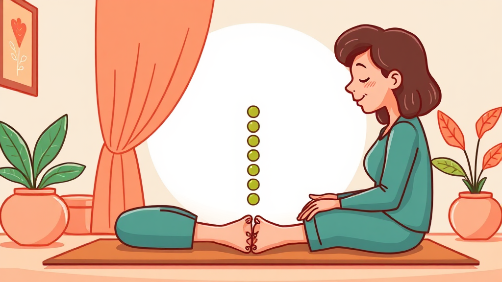 몸의 균형을 되찾는 발바닥 지압의 놀라운 효과 (cartoon 스타일)