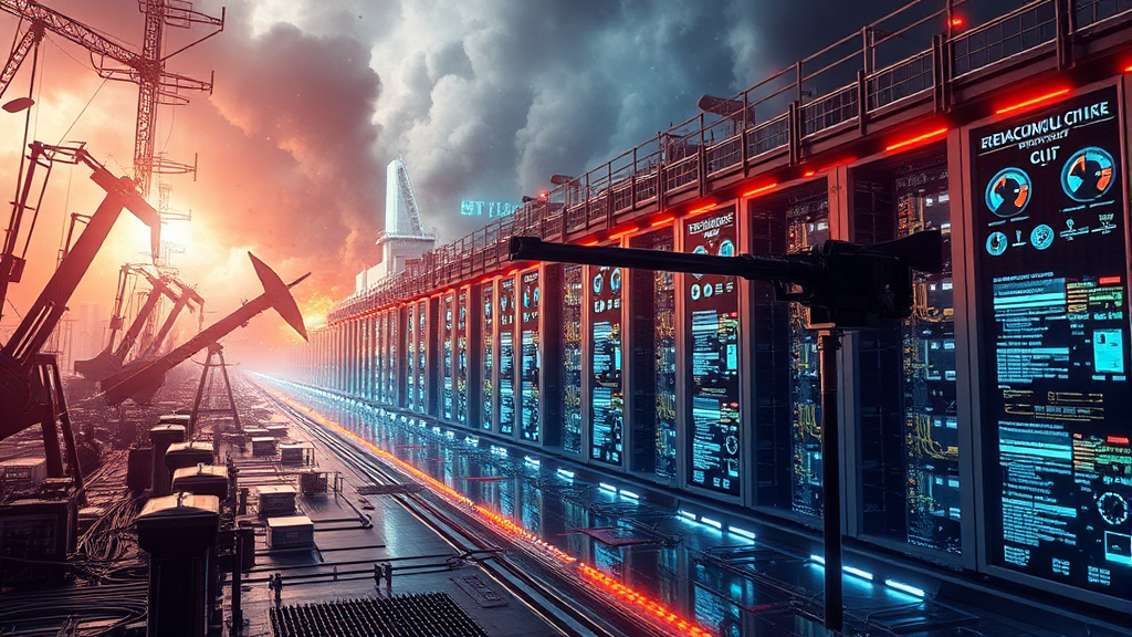 중동 분쟁, 반도체 공급망 위협과 생산 비용 상승의 나비효과 8 중동 분쟁 장기화, 반도체 산업의 미래 전망 (realistic 스타일)