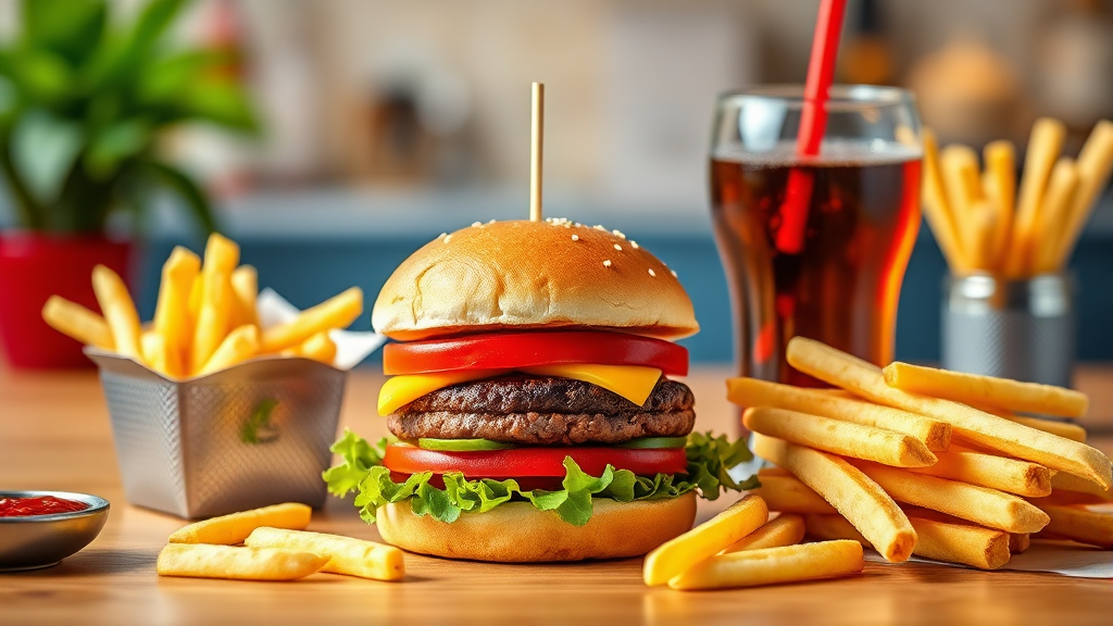 베이비버거 칼로리 정보 (realistic 스타일)