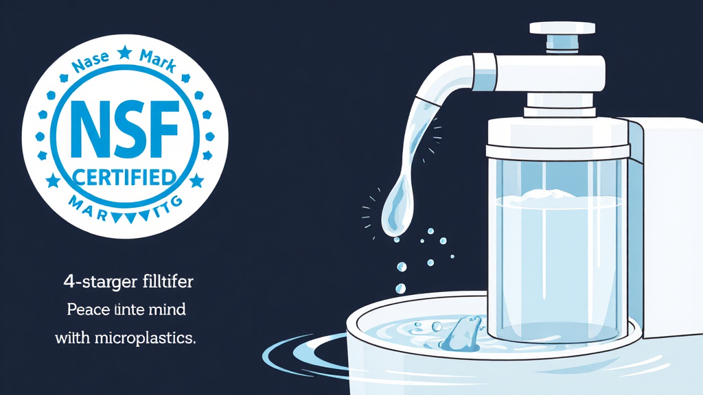 미세플라스틱 제거 기술 (illustration 스타일)