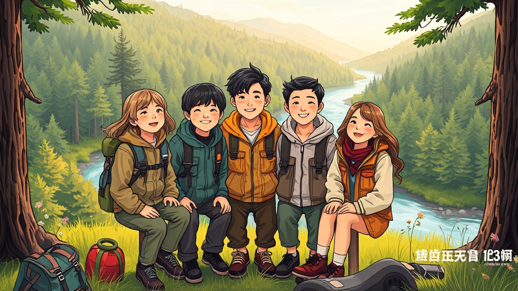 프로그램 목표와 기대 효과 (illustration 스타일)