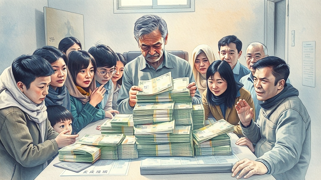 소득 및 재산 기준 상세 (watercolor 스타일)