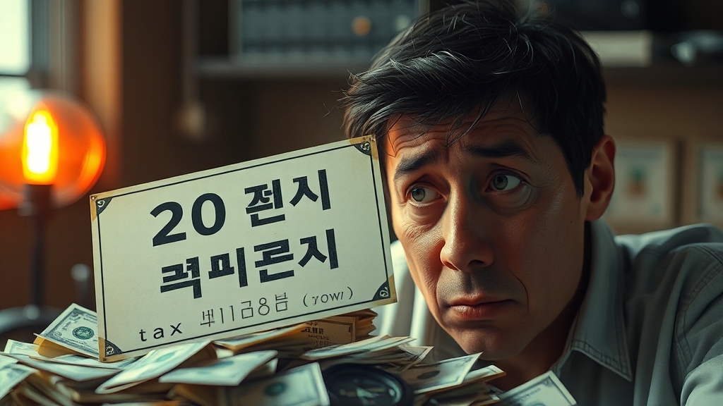 2000만원 초과 시 세금 변화 (realistic 스타일)