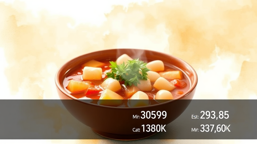 컴포즈커피 분모자 떡볶이 칼로리 및 영양 정보 (watercolor 스타일)