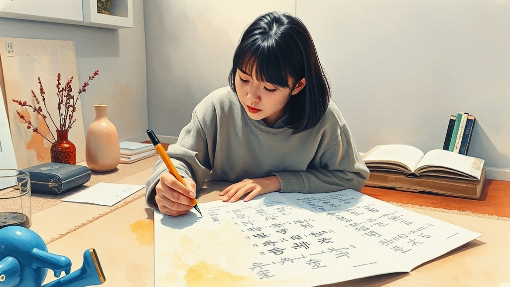 한수 vs 수능, 뭐가 다를까요? (watercolor 스타일)