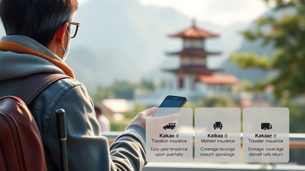 카카오 여행자 보험, 이것이 궁금해요! (realistic 스타일)