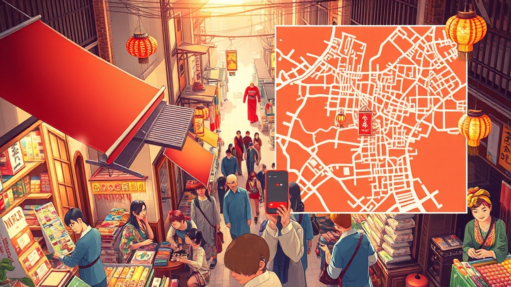 온누리상품권, 어디서 쓸 수 있을까? (illustration 스타일)