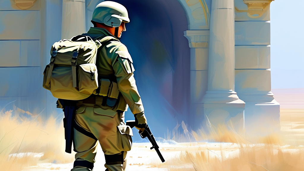 군 장병을 위한 현명한 나라사랑카드 활용 전략 (watercolor 스타일)