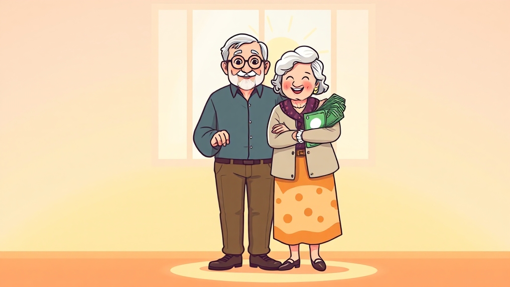 2025년, 얼마나 받을 수 있나요? (cartoon 스타일)