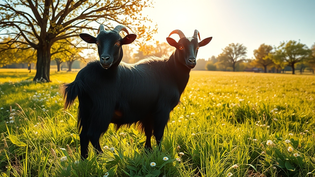 흑염소 진액, 왜 좋을까? (realistic 스타일)