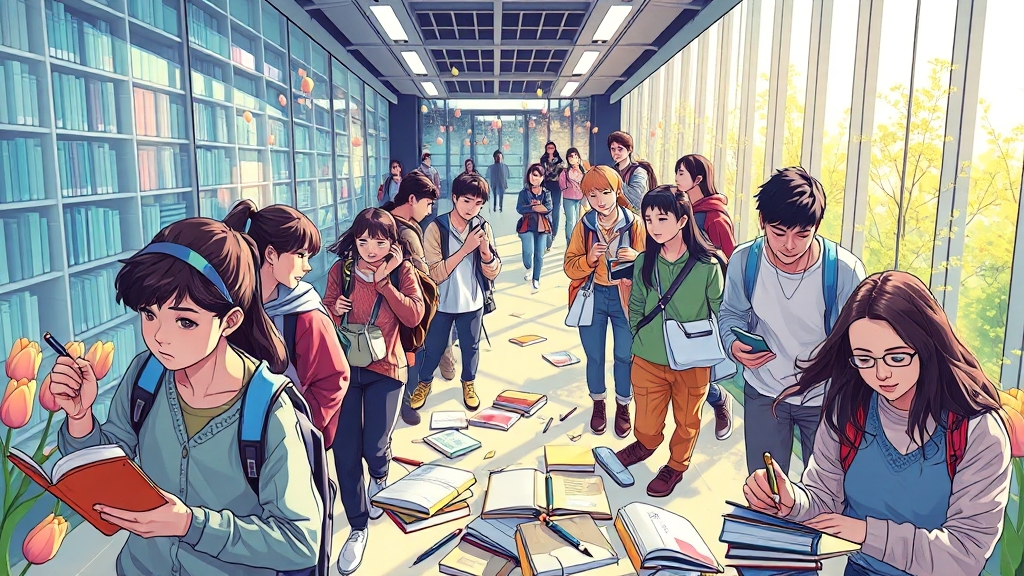 학생부 교과/종합 평가 요소 (illustration 스타일)