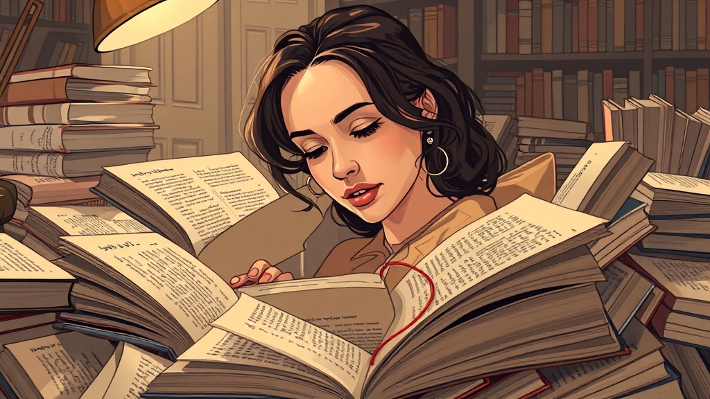 독서 스타일과 취향 분석 (illustration 스타일)