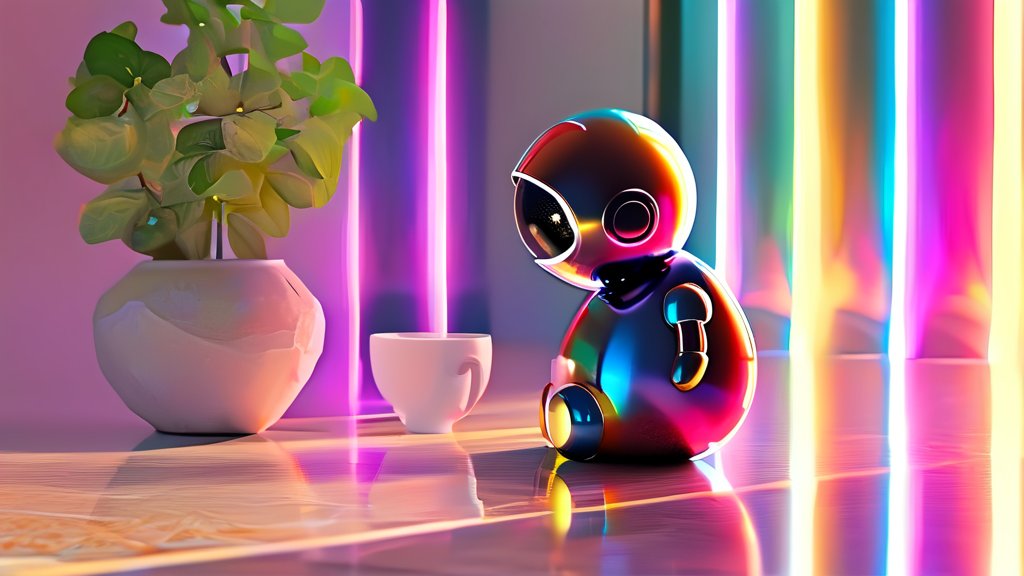 AI 챗봇, 친구처럼 대화하기: 쉬운 언어 사용법 (realistic 스타일)