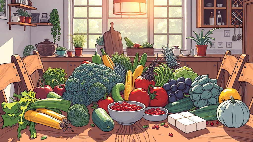 브로콜리 활용 레시피 (illustration 스타일)