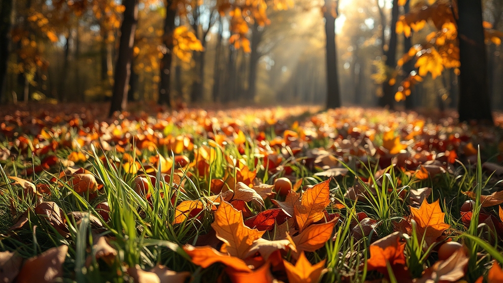 가을 향 구성 요소 (realistic 스타일)