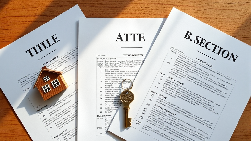 등기부등본, 무엇을 담고 있나요? (realistic 스타일)