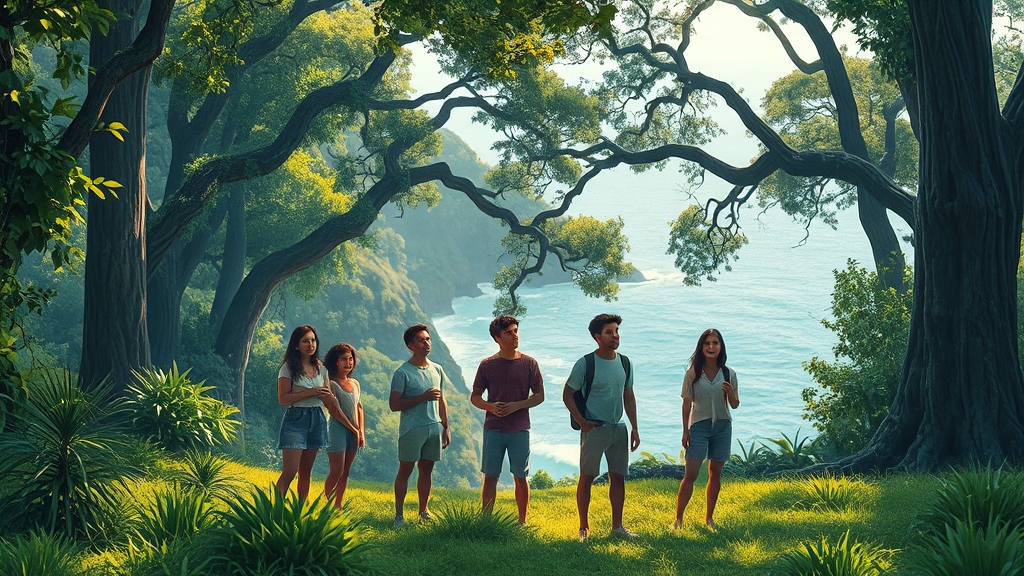 바다 vs 계곡, 완벽 비교 분석 (realistic 스타일)