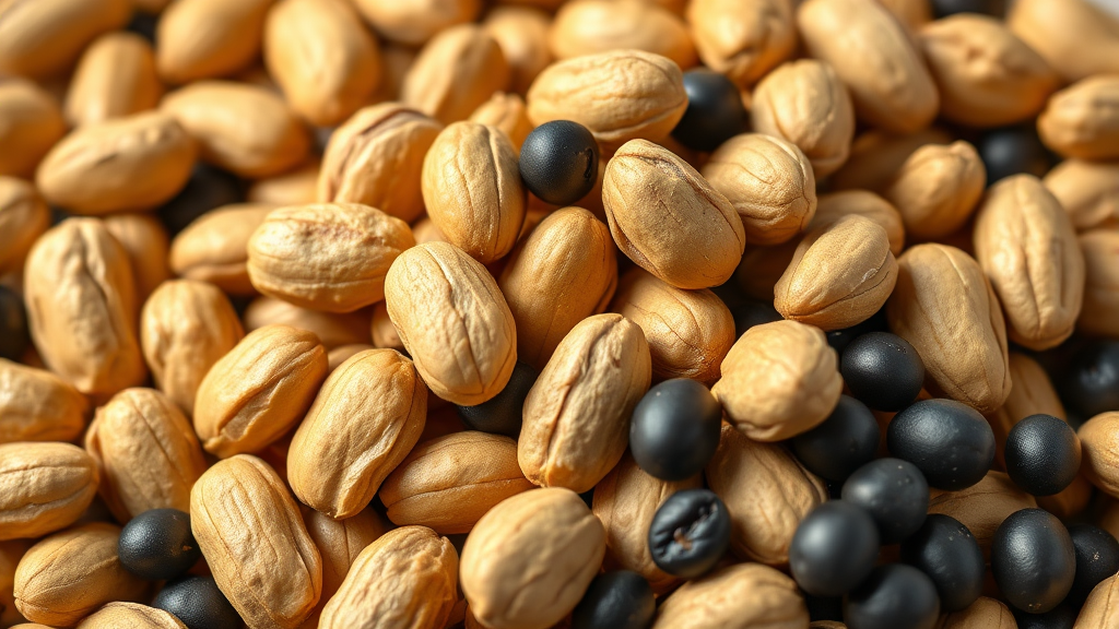 더 건강하게 땅콩 섭취하는 방법 (realistic 스타일)