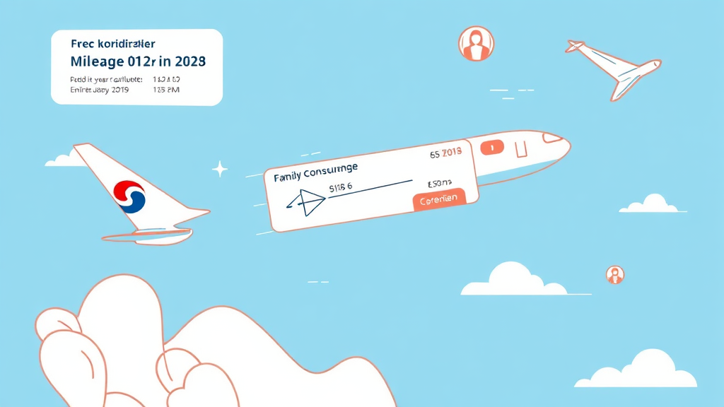 마일리지 유효기간 및 관리 팁 (illustration 스타일)