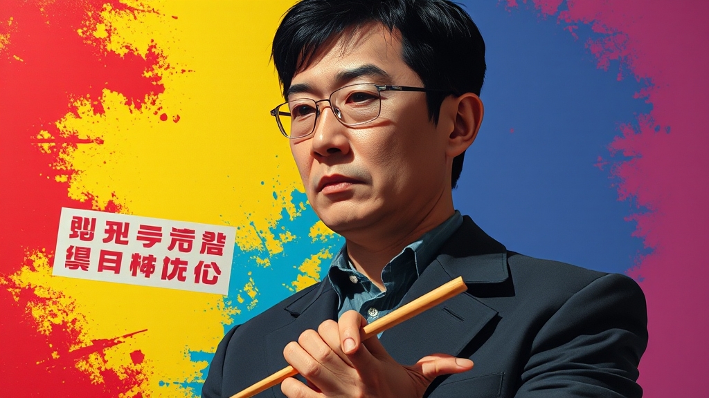 이준석 대표의 해명 (popart 스타일)