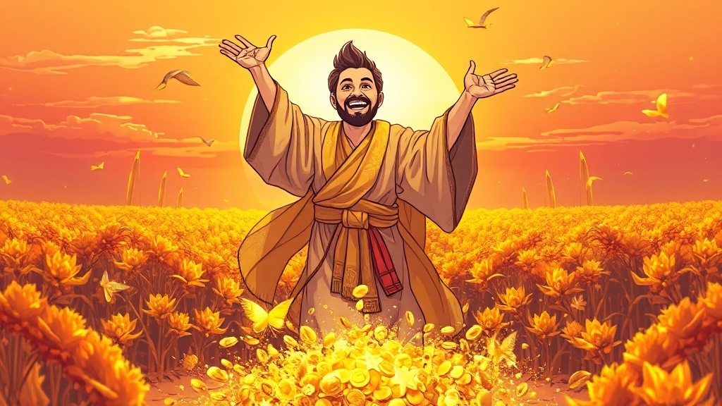 똥 꿈과 재물운 신호 (illustration 스타일)