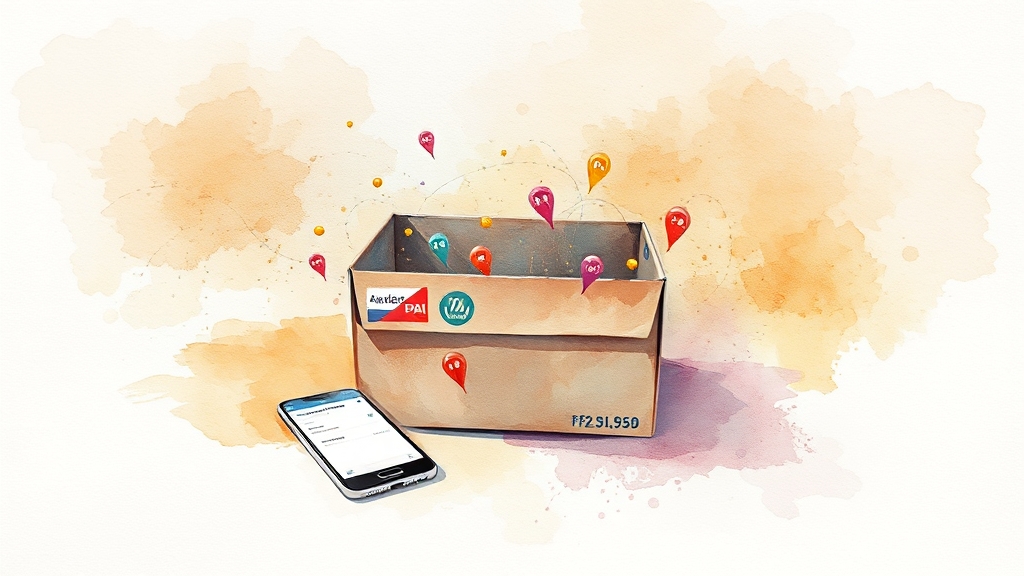 택배 조회 A to Z: 방법, 팁, 사칭 예방까지 완벽 정리! (2025 최신) 3 택배 조회, 이렇게 쉬워요! (watercolor 스타일)