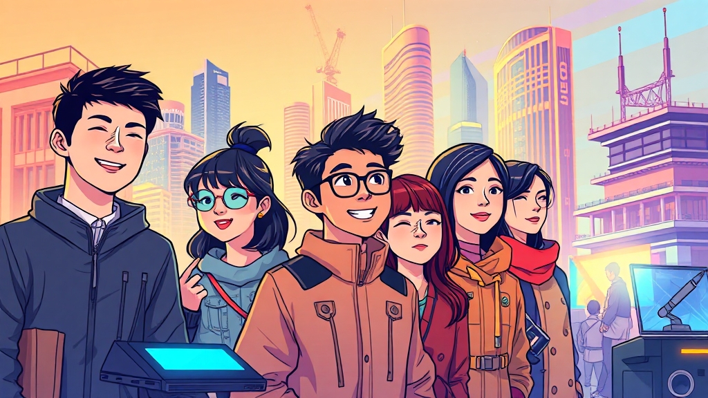 분야별 예산 투자 내역 (cartoon 스타일)