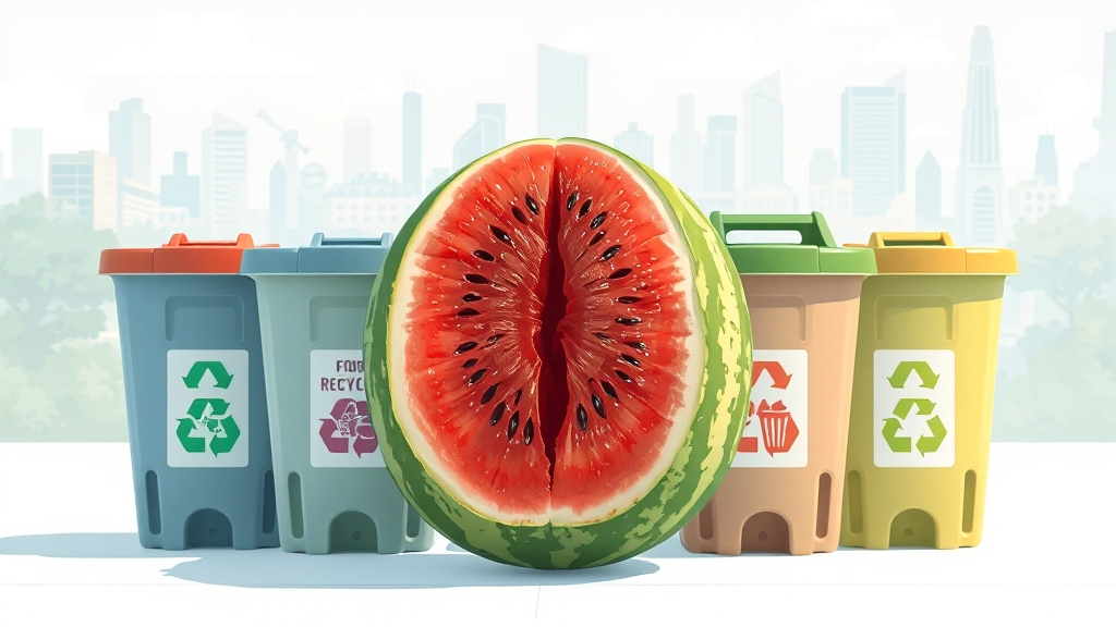 음식물 vs 일반, 뭐가 다를까? (illustration 스타일)