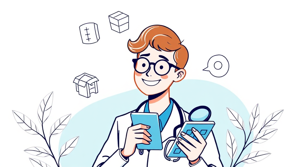 환자 대비 및 절세 전략 (illustration 스타일)