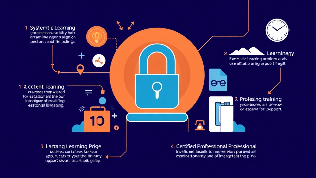 CPPG 시험 준비를 위한 학습 전략 (illustration 스타일)