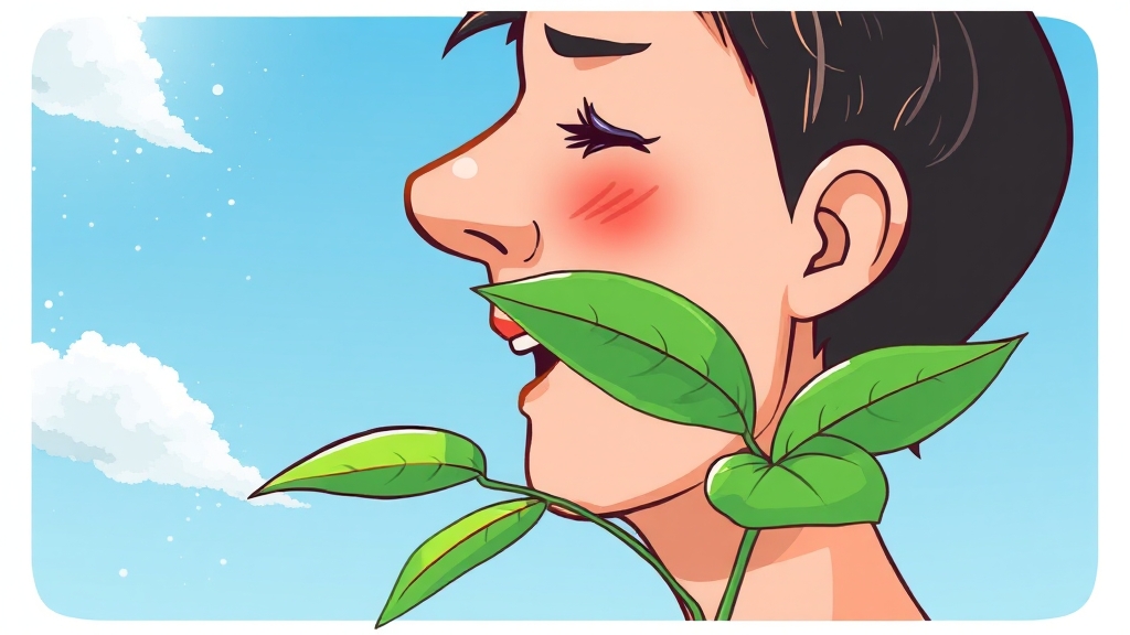 비염에 도움이 될까? (cartoon 스타일)