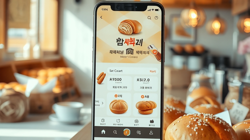 앱 사용법: 주문부터 배송까지 (realistic 스타일)