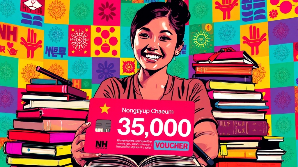 평생교육이용권, 무엇이 좋을까요? (popart 스타일)