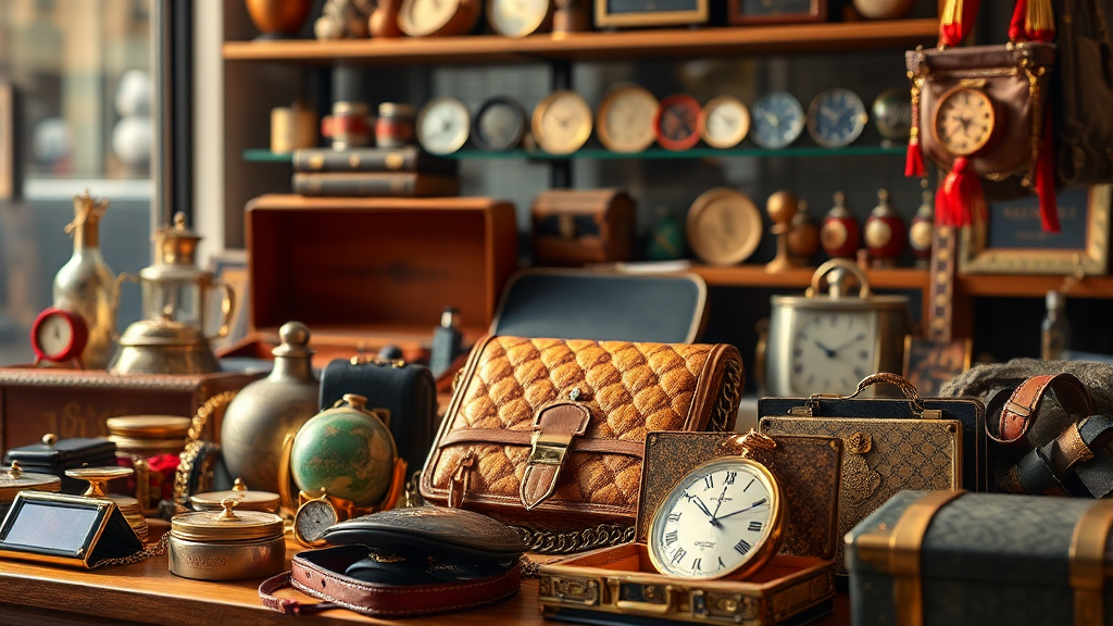 중고 명품 시장이란? (realistic 스타일)