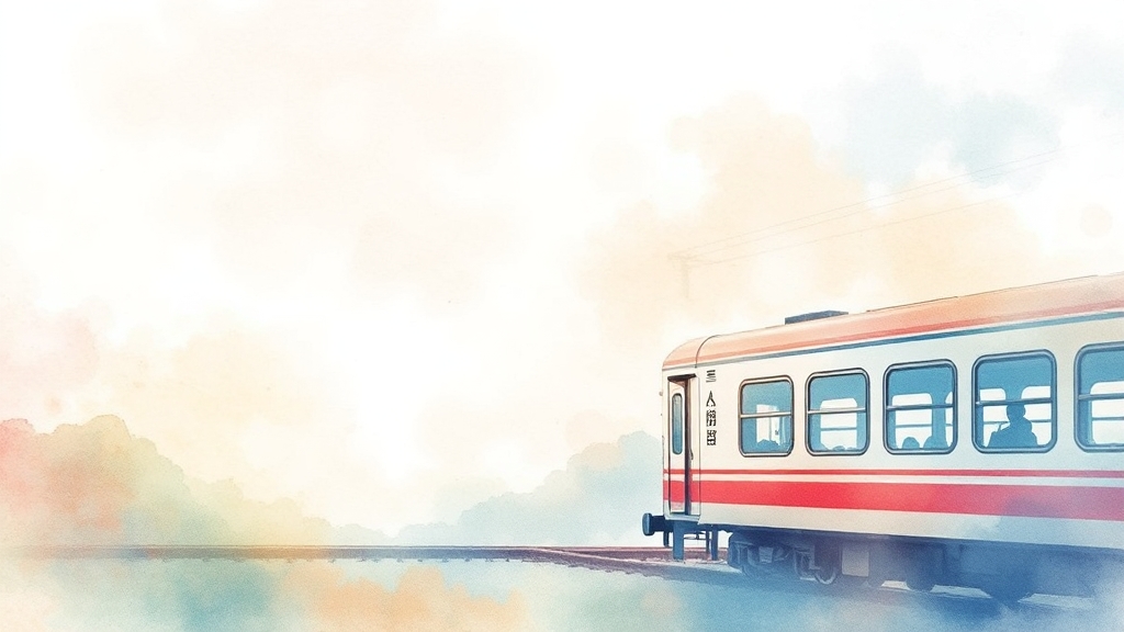 기차표 할인, 어떤 혜택이 있을까요? (watercolor 스타일)