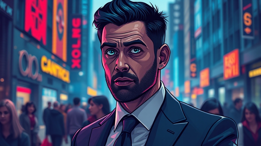 ENTJ 남자의 매력 (illustration 스타일)
