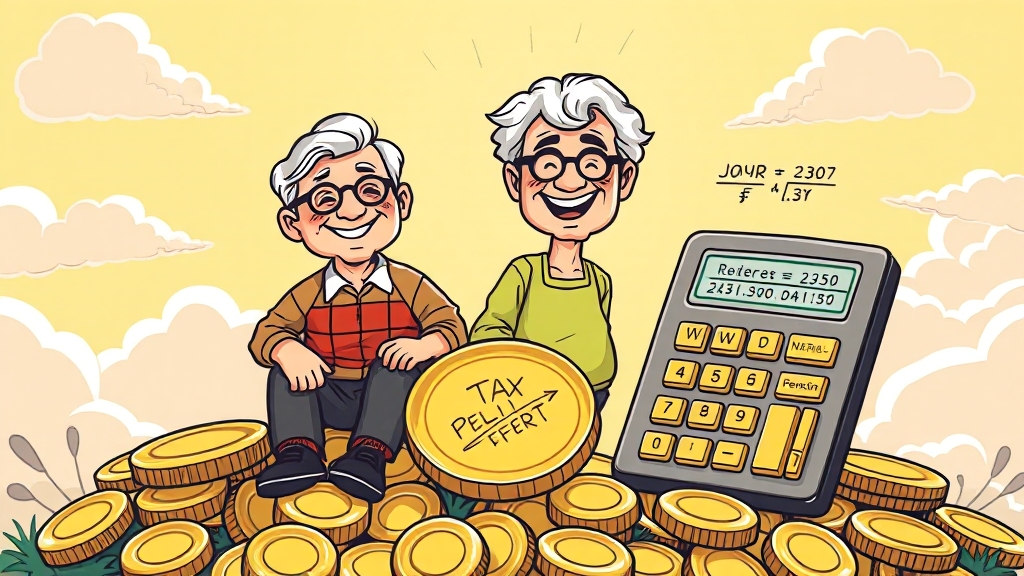 IRP 계좌 이자 과세 기본 원리 (cartoon 스타일)