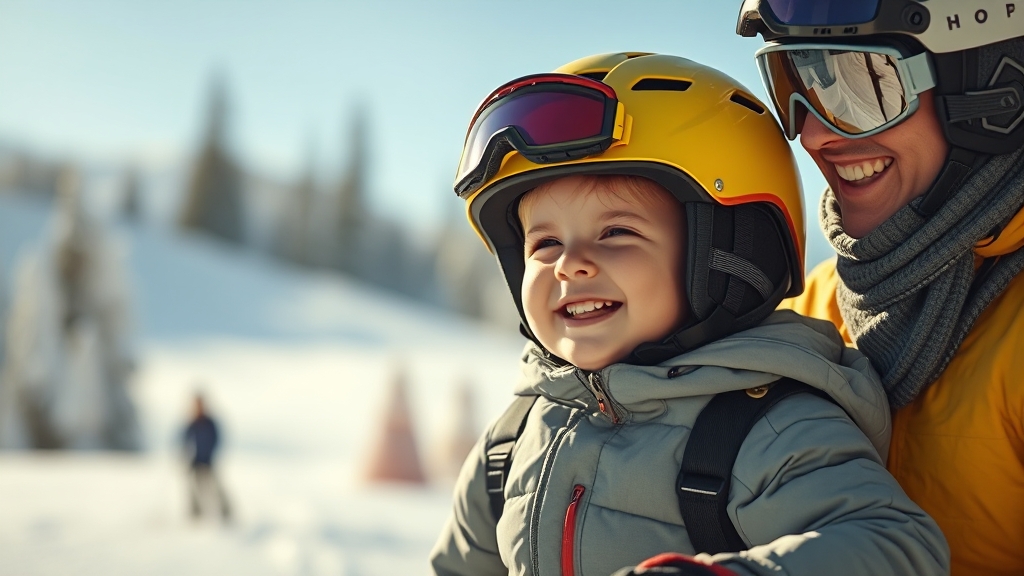 스키장 안전 수칙 및 유의사항 (realistic 스타일)