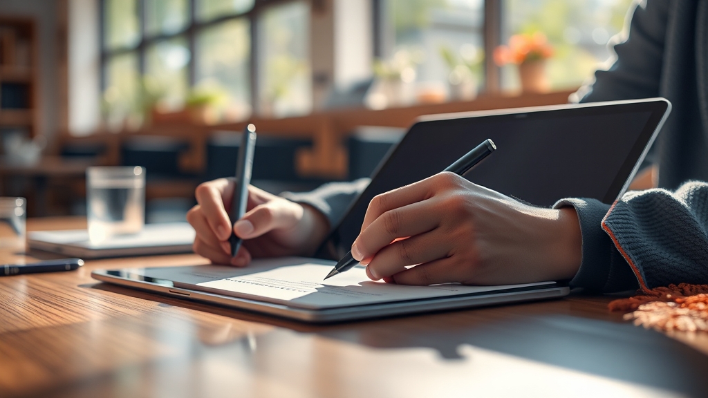 스마트한 일상, 지금 시작하세요! (realistic 스타일)