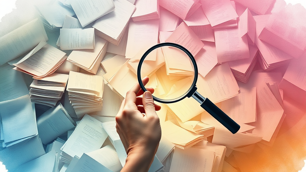 신청 절차, 필요 서류는? (watercolor 스타일)