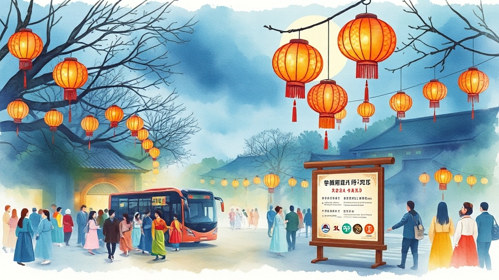 위치, 교통, 주차 완벽 정보 (watercolor 스타일)