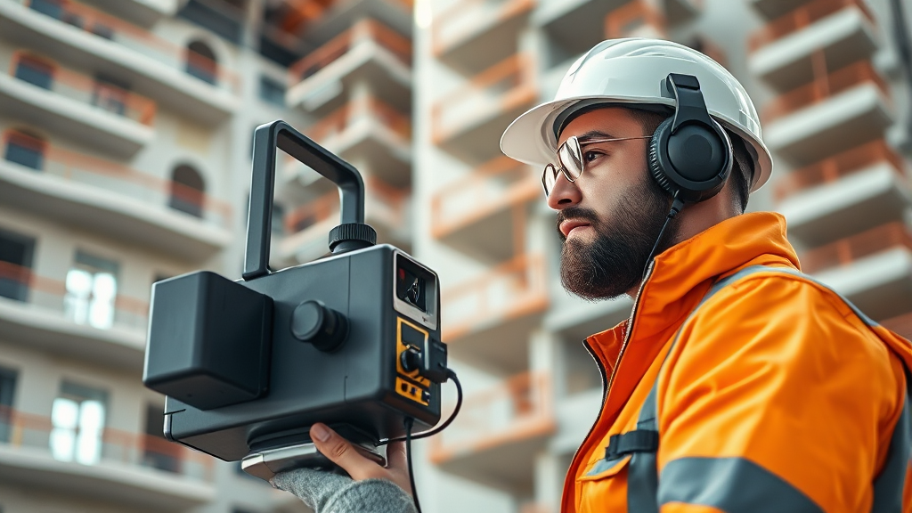 층간소음 품질 관리 및 검사 강화, 무엇이 달라지나? (realistic 스타일)