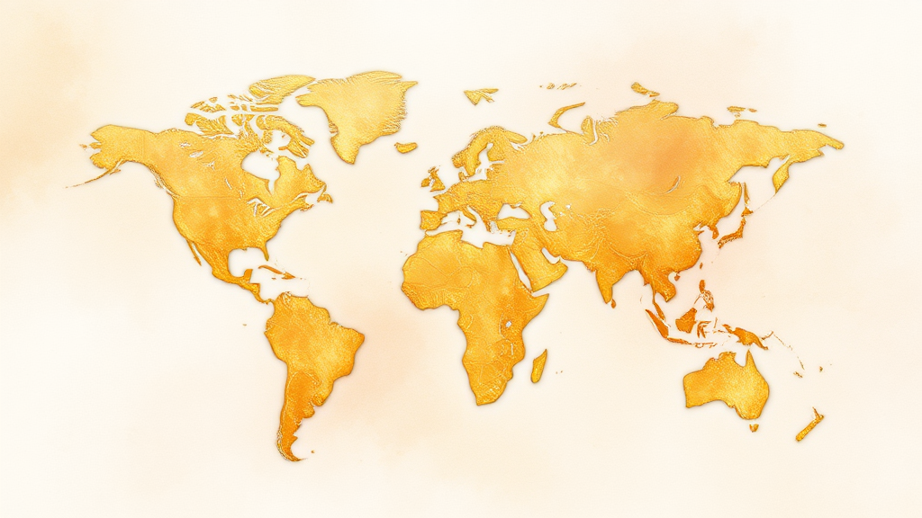 금값 상승, 주요 원인은? (watercolor 스타일)