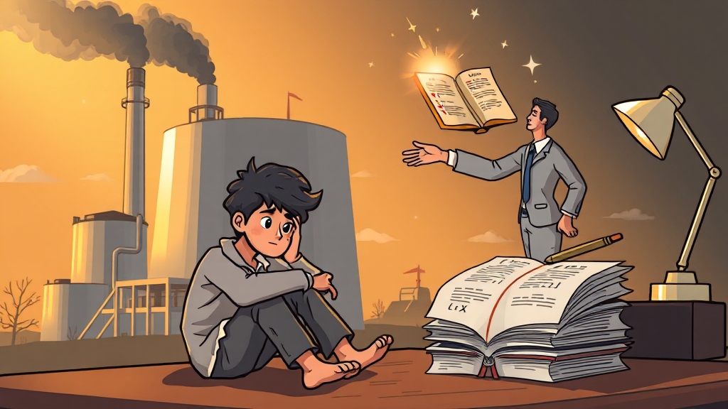 실업자 채무 추심 지원 (cartoon 스타일)