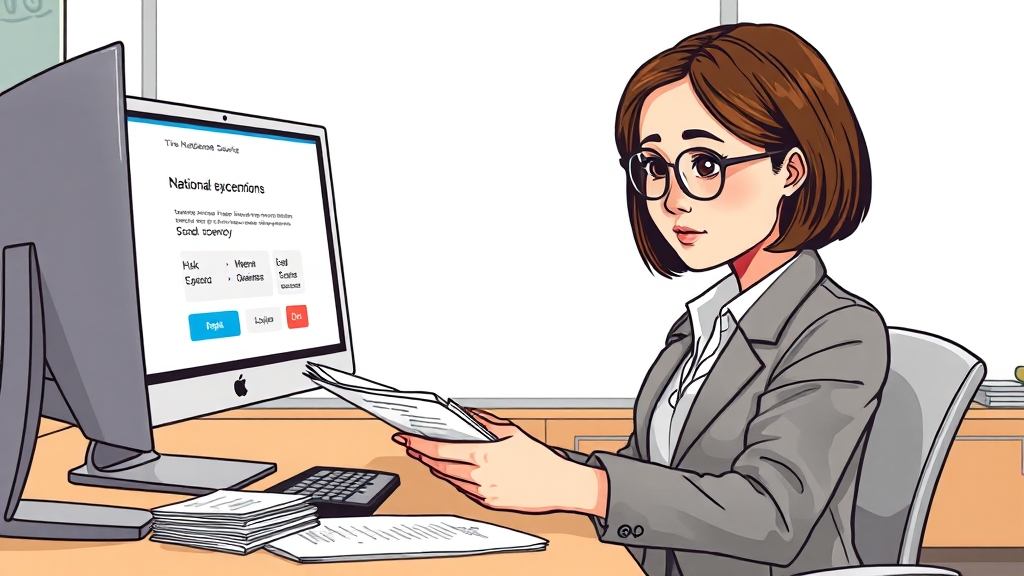 국민연금 납부예외 신청 방법과 주의사항 (cartoon 스타일)