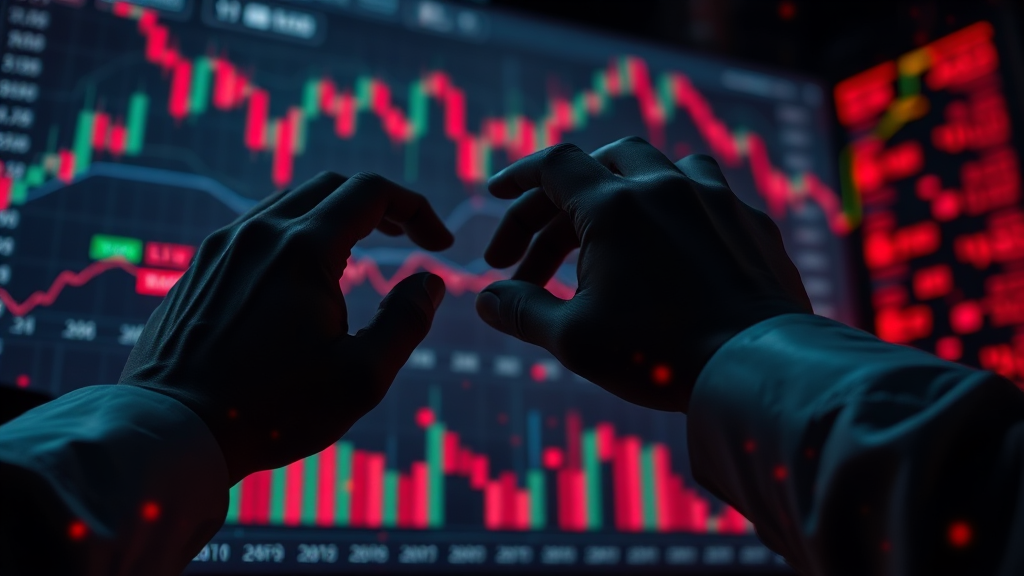 주가조작이란? (realistic 스타일)