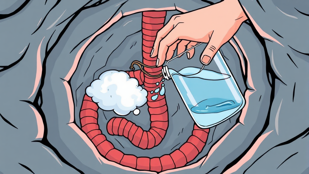 장 정결 불량 시 문제점 및 해결 방법 (illustration 스타일)